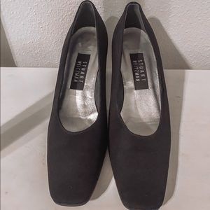 Stuart Weitzman Black Block Heel Pumps Size 8 1/2